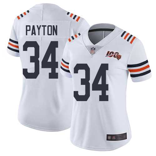 Women Nike Bears 34 Walter Payton White 2019 100th Season Alternate Classic Retired Vapor Untouchable Limited Jersey Dzhi,We sell and wholesale Women Nike Bears 34 Walter Payton White 2019 100th Season Alternate Classic Retired Vapor Untouchable Limited Jersey Dzhi on line form chian!